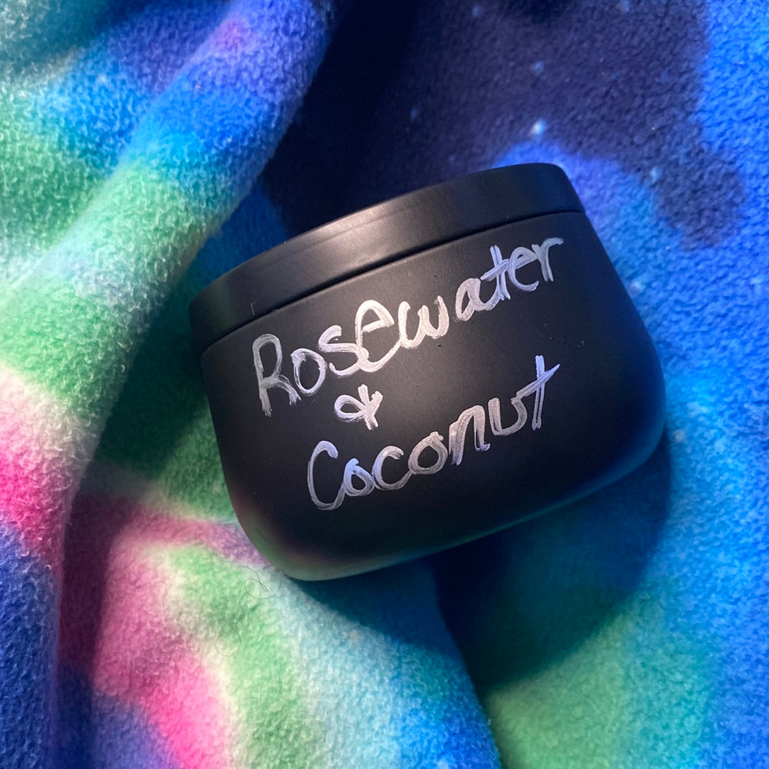 Rose water and coconut